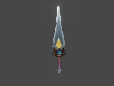 Zeloeman Sword A 64 Low-poly 3D model