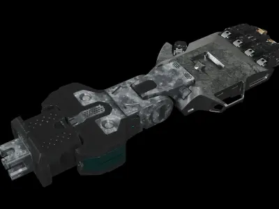 Articulated Robotic Hand industrial Gripper mecha manipulator  3D model