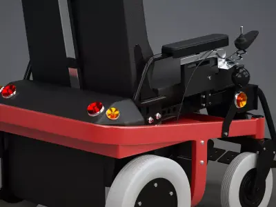 Electric Wheelchair 3D model purchase