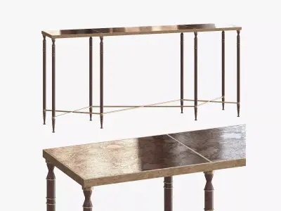 ebanista yves console table 3D model