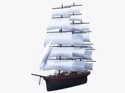 Old Ship 3D model by sky3dcsk