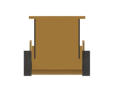 Truck Kidbed Free low-poly 3D model