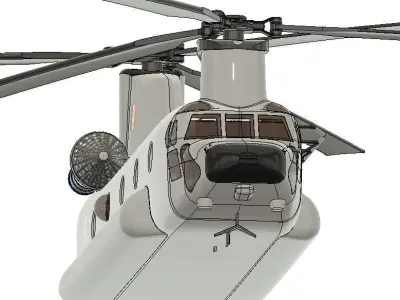 CH-47 Chinnok 3D print model