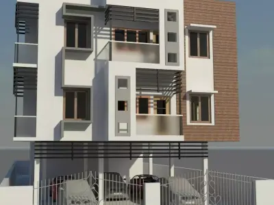 simple exterior 3D model