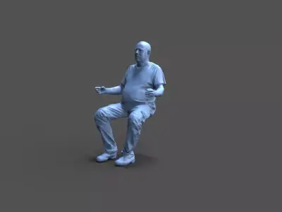 Crane operator A 3D print model