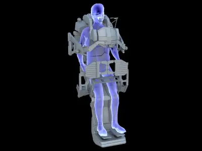 Sci Fi Mech Seat 3D model
