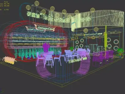Exhibition - Area - 9X6-3DMAX2009-060 3D model