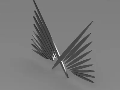 izaro logo 3D model by Sergey