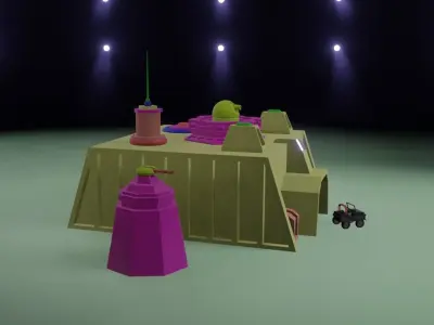 Game Asset 3D model