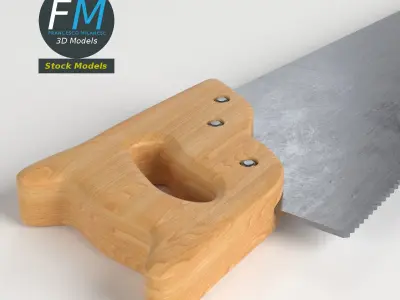 Hand saw 3D model buy