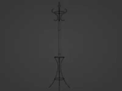 Clothes Hanger Free low-poly 3D model