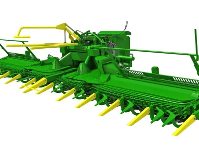 Harvester Threshing Header 3D model purchase
