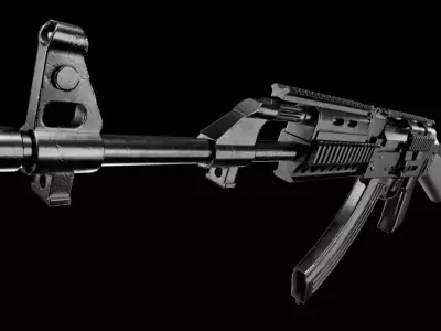 AKM 3D model Unity Low-poly 3D model