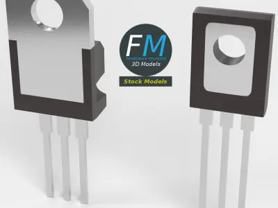 TO transistors 3D model