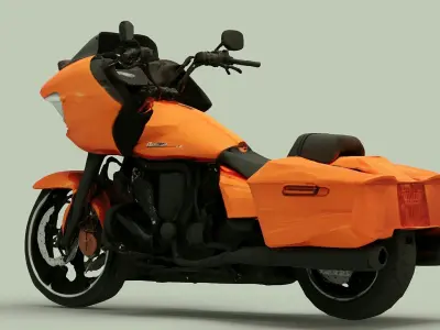 Harley Davidson Road Glide 2025 Free 3D model