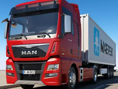 TRUCK XXL Container 3D model