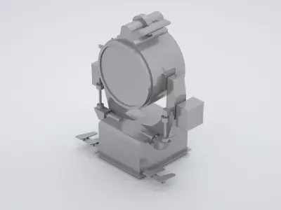 Naval Spotlight  3D model