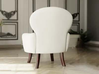 Furniture Accent Chairs Bohemian 008 Low-poly 3D model