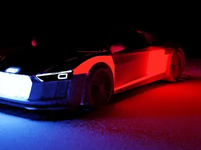 Audi r8 Free 3D model order