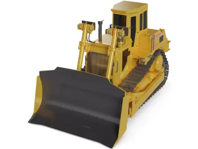 Bulldozer 3D model shop