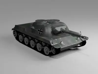 Light Tank Spahpanzer Ru 251 Rheinmetall Free low-poly 3D model