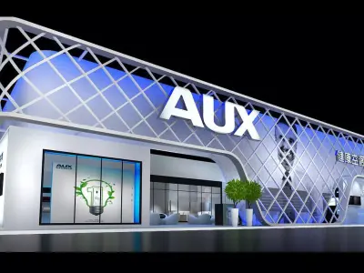 Exhibition - size - 24X13-3DMAX2009-005 3D model