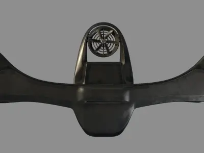 Sci-fi Airplane  3D model