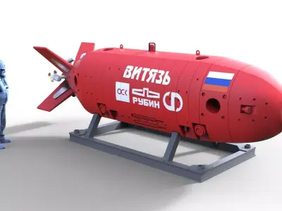 VITYAZ-D U-Boot ROV    VITYAZ-D Submarine ROV 3D print model