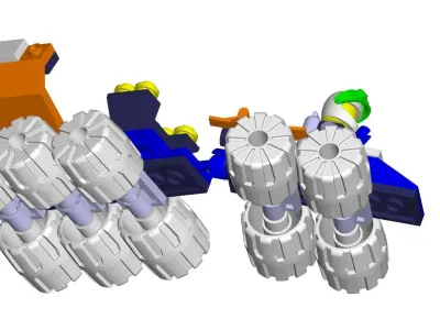 Launcher rover 3D model