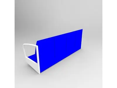 Metro seats 3D model