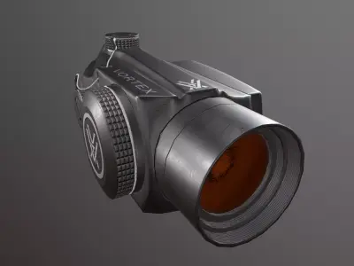 Vortex Optics Sparc II Rifle scope  Low-poly 3D model