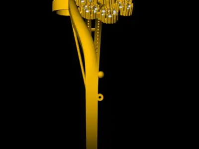 Diamond Women Bracelet - 003 3D print model