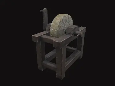 Medieval Belenes Triana Low-poly 3D model
