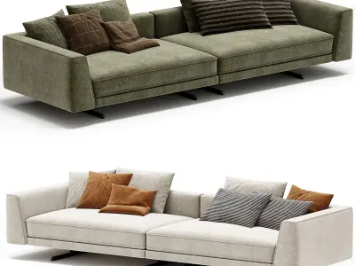 SHERIDAN Sofa By Desiree divani 3D model