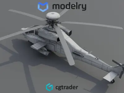 Attack Helicopter 3D model order