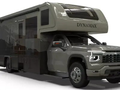 2027 SILVERADO CAMPER with Dynamax Isata 6 3D model