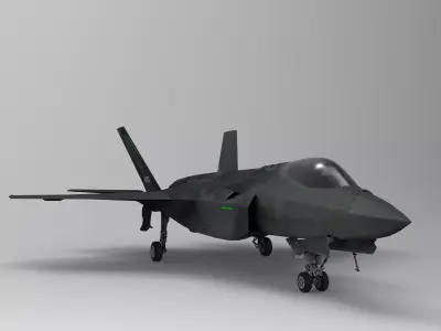 Lockheed Martin F-35 Lightning II  Low-poly 3D model