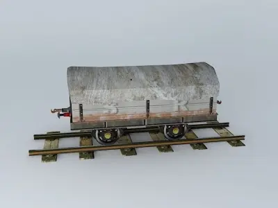Eco Rail N/Gauge S-R Covered Old Steam Days Free 3D model