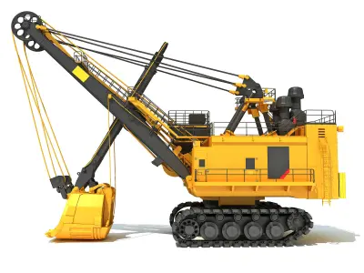 Mining Shovels 3D model