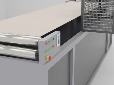 Rubber Cooling Machine 3D model