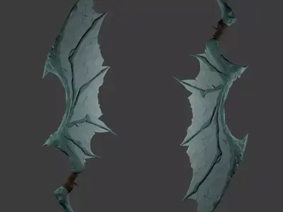 Espada Asa de 3D model