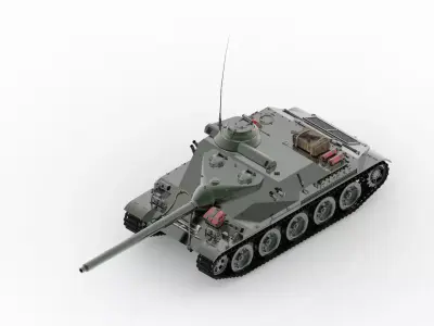 Canon d assaut de 105 tank  3D print model