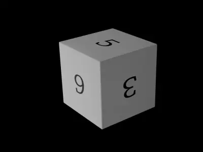 DnD dice 3D print model