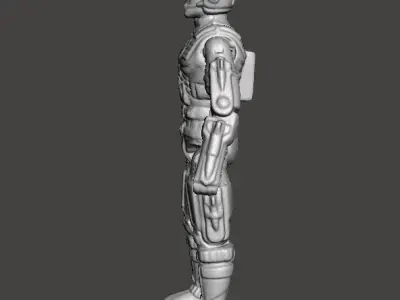 CAPTAIN POWER MAJOR HAWK MASTERSON 1986 TOY 4 INCH FIGURE 3D print model