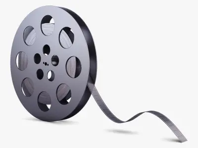 Video Film Reel 35mm v 1 3D model