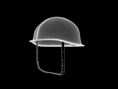 WW2 US helmet - Not game ready 3D model