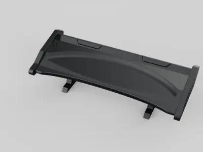 Spoiler tuning heavy auto garage  3D model