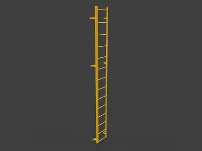 Ladder V01 - Low Poly Low-poly 3D model