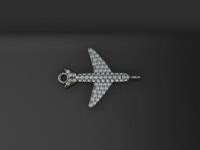 Airplane airbus pendant 3D print model