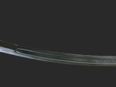 Ukrainian Cossack Saber Low-poly 3D model